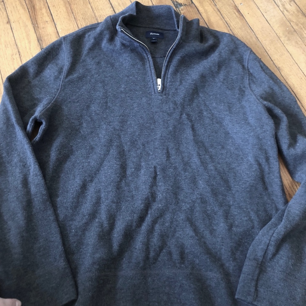 Gray Half Zip !